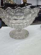 Vintage Fostoria, Punch Bowl, Pitcher, Pedestal, Serving Tray, Creamer and Sugar Bowl