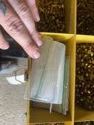 2 Metal Boxes (1 of Brass Bolts, 1 is Empty)