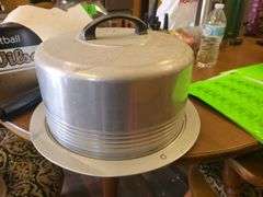 Vintage Metal Cake Tray