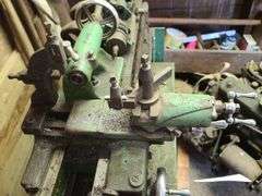 Atlas Lathe, Approx. 4½ft x 4ft x 16in. Includes Six drawers and Contents And Wall Cabinet and Contents, Very Heavy, Bring Help