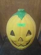 Large Vintage Halloween Blow Mold Pumpkin (No Lights)