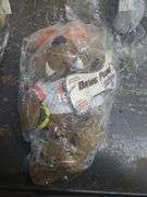 5 Burger King Browns Stuffed Dogs In Packaging