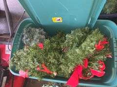 7 Boxes of Christmas Decor