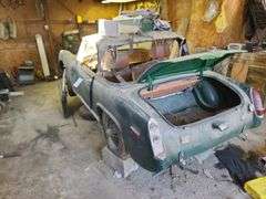 1969 MG Midget, In Pieces, Not Running. Includes Engine, Hood, Bumpers, all off-vehicle, Has Title