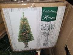 2 Christmas Trees Approx. 7' And 4'