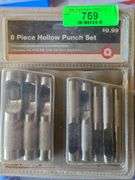 NIP 8pc Hollow Punch Set