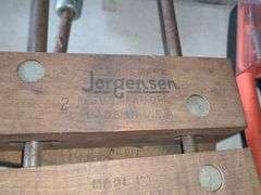 2 Jorgensen Wood Clamps Approx. 1'