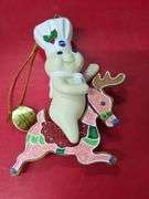 17 Danbury Mint Pillsbury DoughBoy Christmas Ornaments