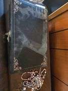 Jewelry Box, Dresser Boxes W/ Costume Jewelry, Pins, Necklaces, Earrings