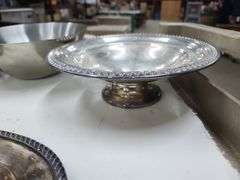 Assorted Silver on Copper and Plated Dunner Service Pieces, 11pcs