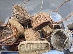 Collection of Various Rattan and Wicker Baskets. (Approx. 16)