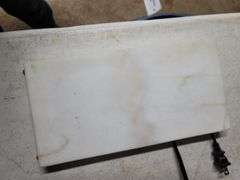 Home & Garden Basket Weave Covered Casserole Dish & Granite Cutting Board