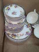 Thompson Normandie 1835 Dishware, One Box, Some Minir Chipping, 36pcs