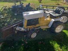 Cub Cadet Lawn Tractor with Plow, Dead Battery, Not Running