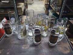 2 Totes Of Pitchers, Steins, And Glasses