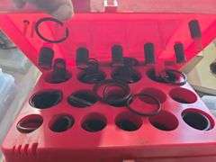 Five Containers of Various Size O-Rings