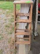 3 Step Wooden Ladder