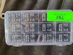 Five Containers of Various Size O-Rings