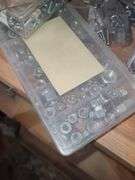 Partial Bottles Of Bug Killer, Paint, Nails, Screws, And Nuts