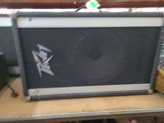 2 Peavey Speakers And Peavey PA-120 Mixer Amp
