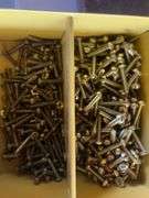 2 Metal Boxes (1 of Brass Bolts, 1 is Empty)