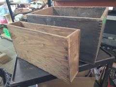 2 Wooden Crates