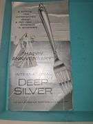 Set of Metal Skewers, International Deep Silver Tray w Spoon