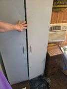 Metal Cabinet & Contents