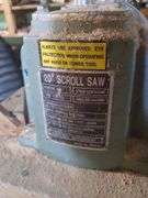 Mounted Central Machinery 20" Scroll Saw (Works)