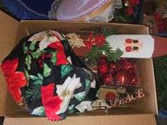 7 Boxes of Christmas Decor