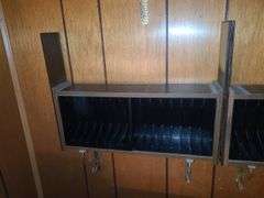 3 Shelves And Wooden Cabinet