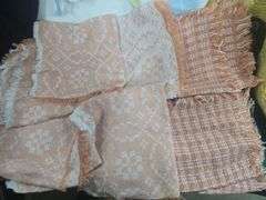 Blankets, Shawl, 2 Place Mats, Dish Towels/ Rags