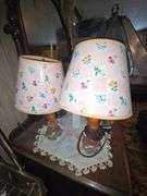 Contents On Top Of Dresser, 4 Lamps, Decorations