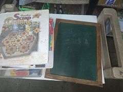 Embroidery Hoops, Stamps, Craft Supplies, Chalk Board