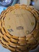 2 Longaberger Baskets, 3 Bowls