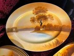 8-Piece Hand-Painted Noritake China Set