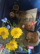 2 Totes Of Various Wall Art, Decor, And More