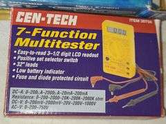 Milliammeter, Multitester, And Circuit Tester