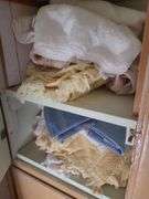3 Shelves Of Assorted Towels