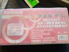 Five Containers of Various Size O-Rings