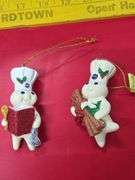 17 Danbury Mint Pillsbury DoughBoy Christmas Ornaments