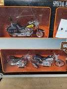 Maisto Harley-Davidson "Special Edition FLSTF Street Stalker" die-cast motorcycle set.