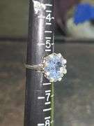 Ring Marked 14K With Large Blue Stone Approx. Size 6