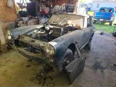 1969 MG Midget, In Pieces, Not Running. Includes Engine, Hood, Bumpers, all off-vehicle, Has Title