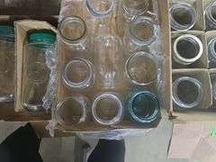3 Boxes Assorted Mason Jars
