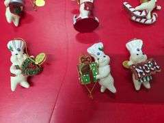 17 Danbury Mint Pillsbury DoughBoy Christmas Ornaments