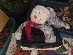 7 Boxes of Christmas Decor