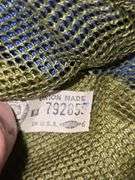 Vintage 1940 Blue Green Velvet Hat Net Union Made