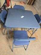 Folding Card Table & 4 Chairs