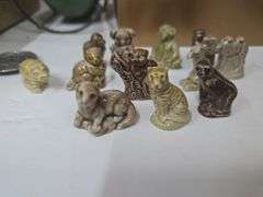 Comics, Office Supplies, Railroad Lantern, Rose Tea Figurines